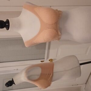 4/$30 New Pink Lightweight Lacy Bra - Size XXL